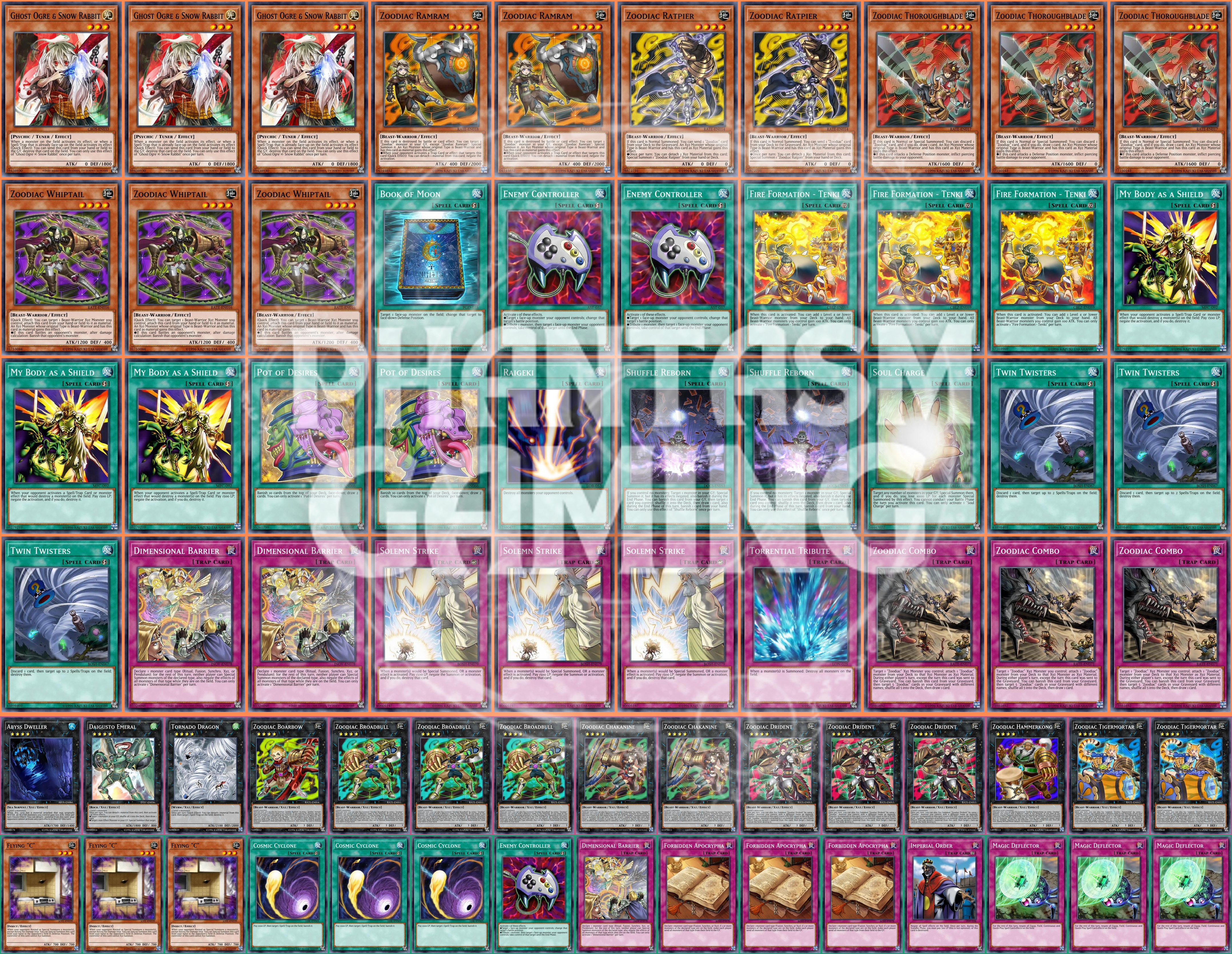 遊戯王カード Zoodiac Barrage (Platinum Secret Rare) - Quarter Century Stampede